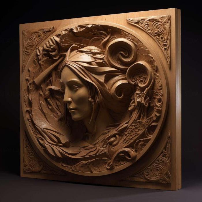 نموذج ثلاثي الأبعاد لآلة CNC 3D Art 